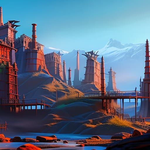 detailed matte painting, deep color, fantastical, intricate ...
