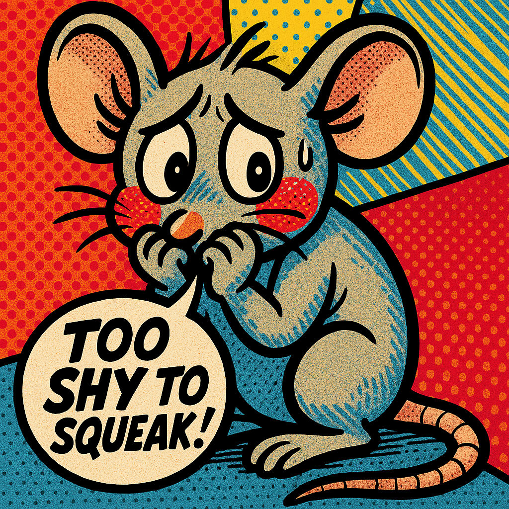 shy mouse