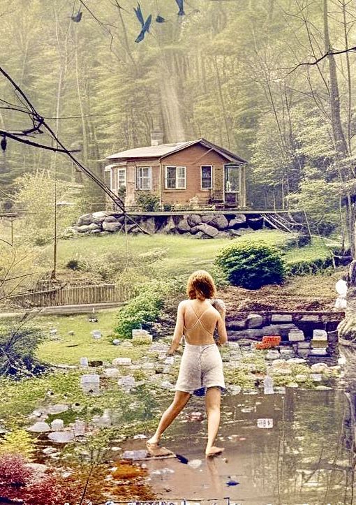 Playing in the creek