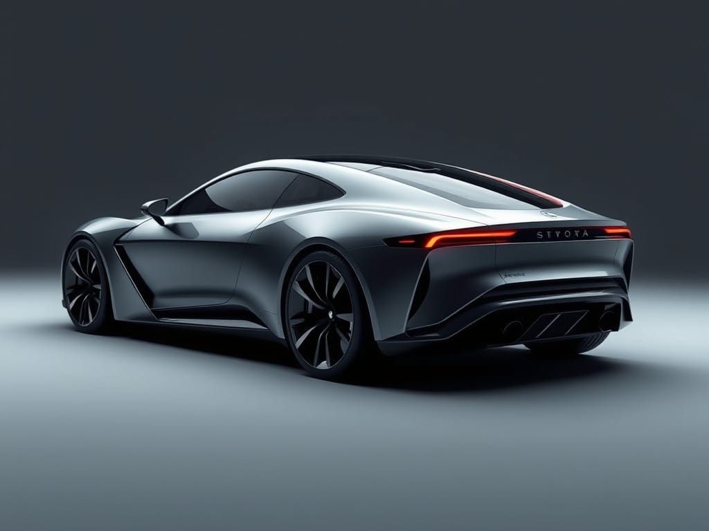 Sleek Hyperrealistic Car Concept Pushes Boundaries of Automo...