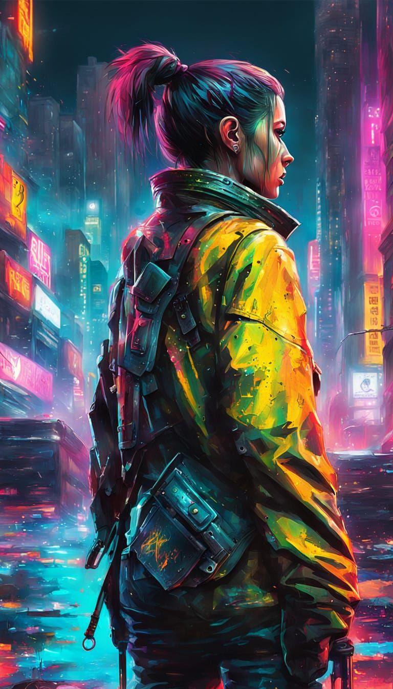 Cyberpunk Action Heroe   by @anakin s