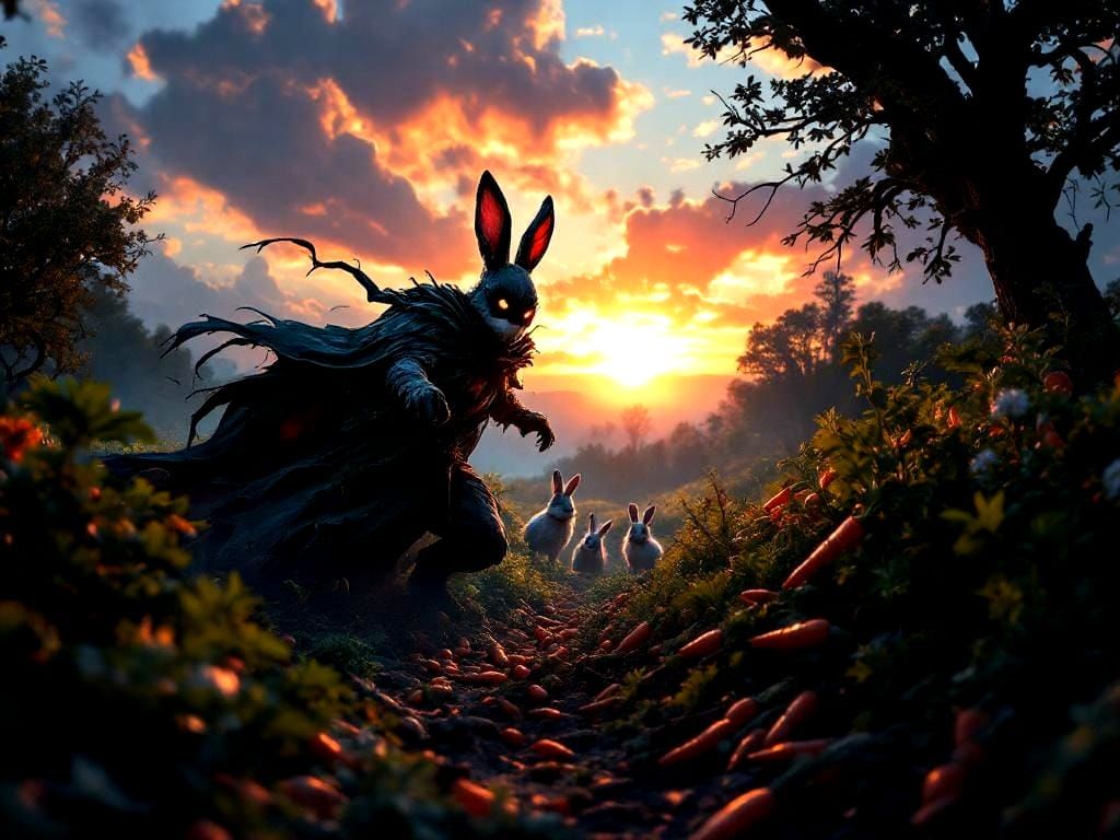 The Deranged Bunny  by @mathy_art_girl_305