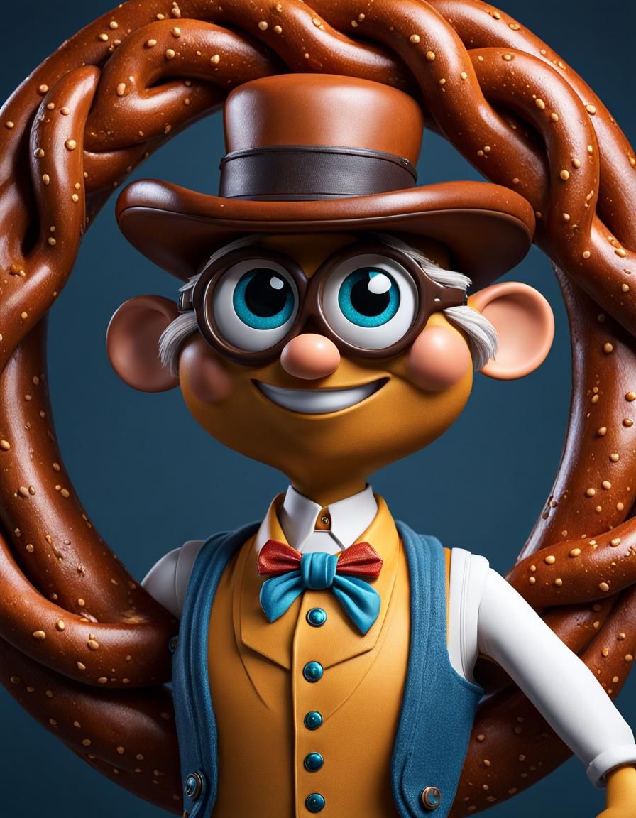 Mr. Pretzel AI Generated Artwork NightCafe Creator