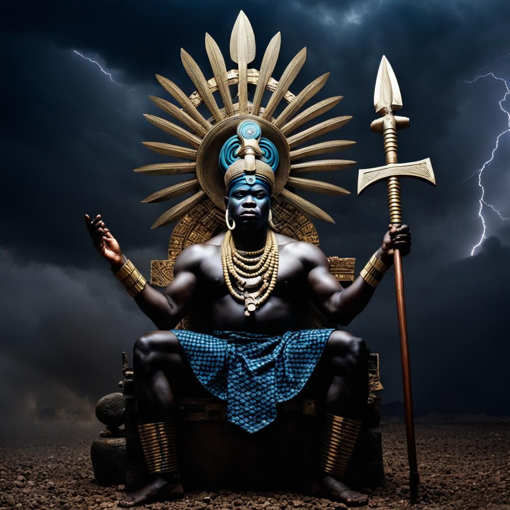 Ogun, African/Yoruba Thunder God II