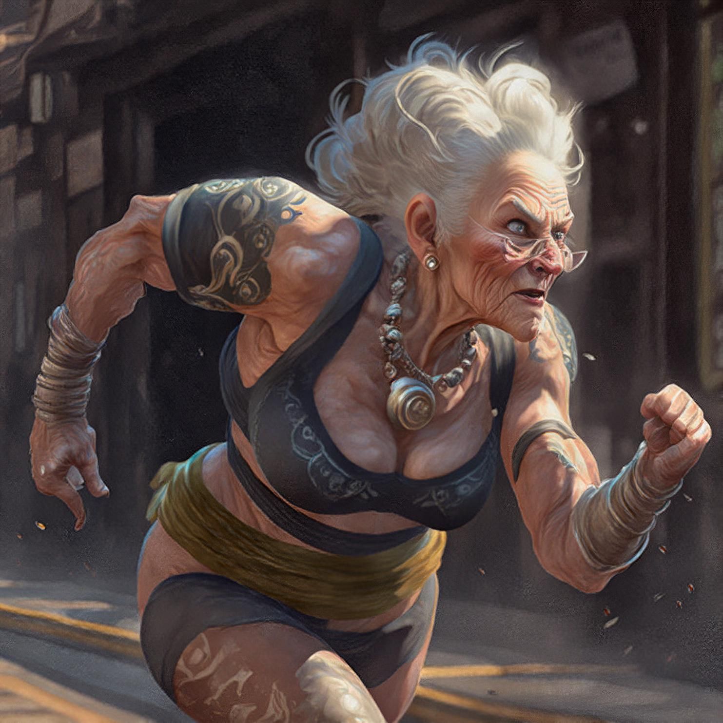 Midjourney: “Ain’t no reindeer running over me!”