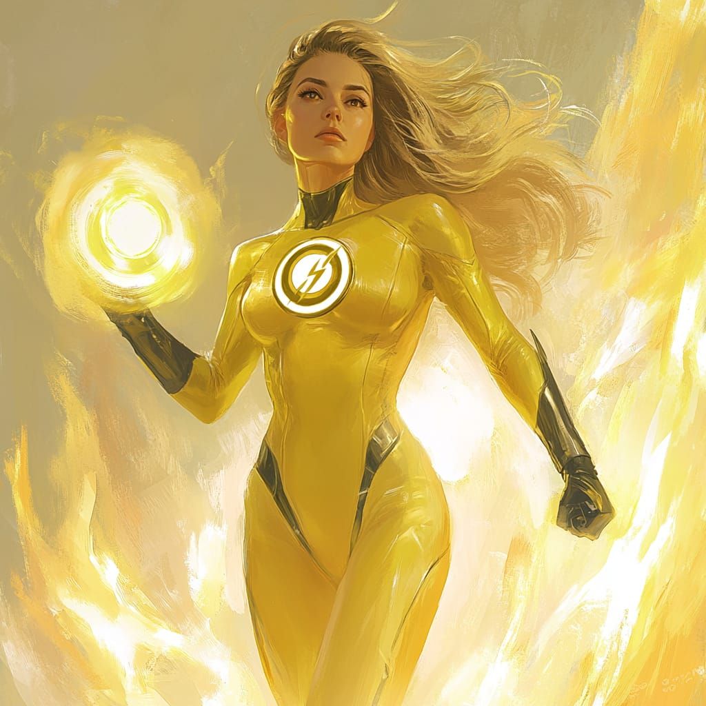 Yellow lantarn....power!!