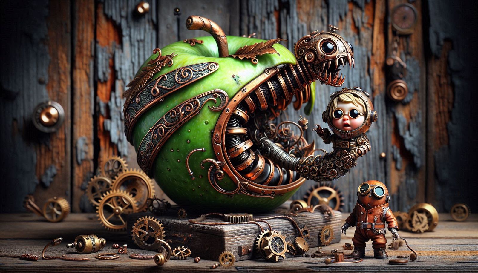 The Steampunk Apple Gang