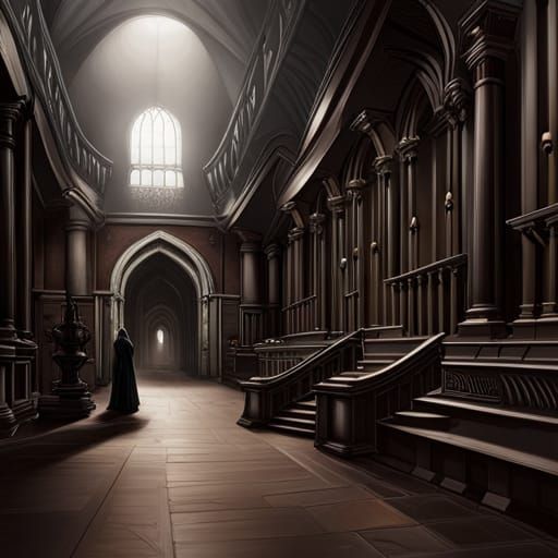Torment and sadness unleashed through these corridors, Blood...