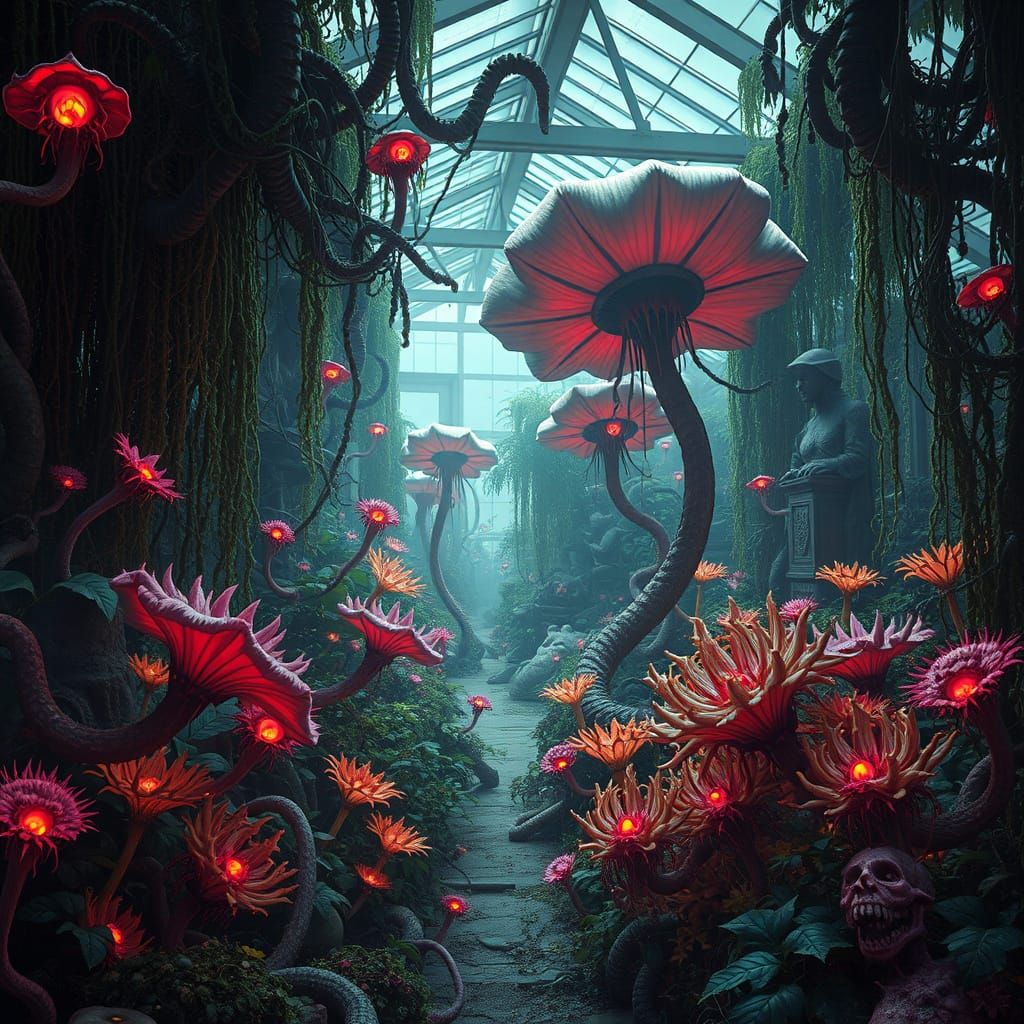 Creepy Gardens  Daily Challenge #982  by @Lostmark