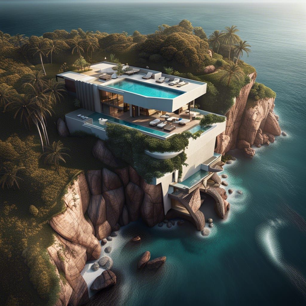 my dream cliff getaway!  by @Poppy Jo