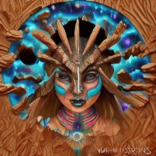 <lora:TVhead:1.0> <lora:inspired:1.0> <lora:Alchemy-and-Androids:1.0>  Digital goddess aesthetic Technosurreal Crackling Inner Spark Unveile...