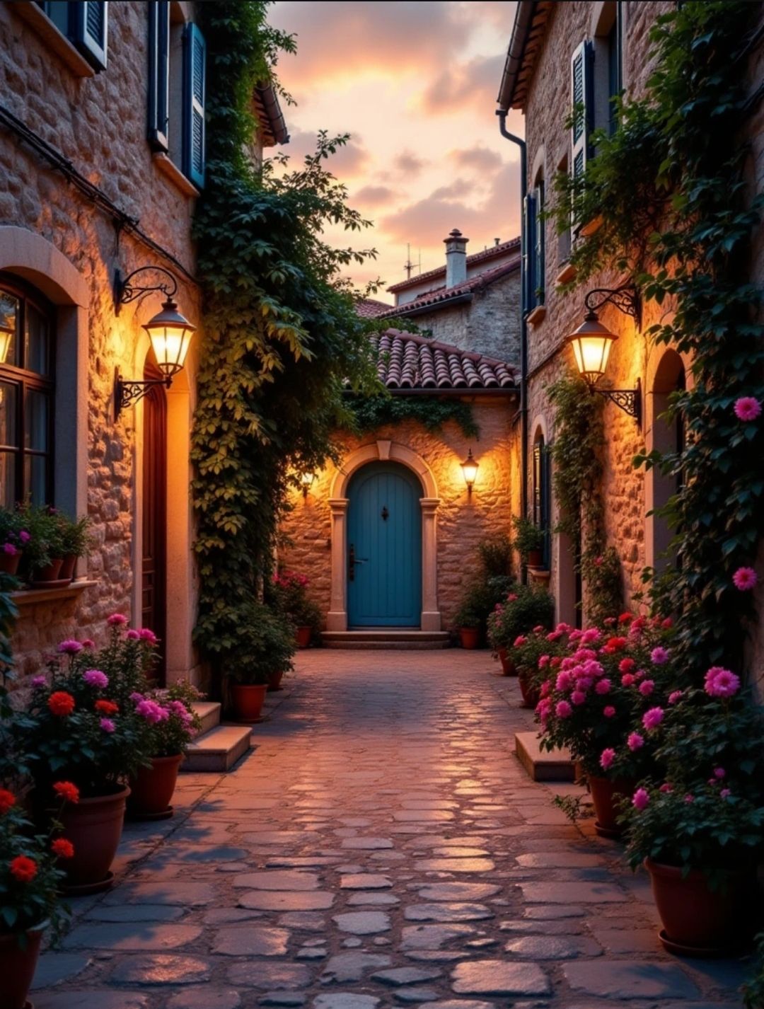 Mediterranean village