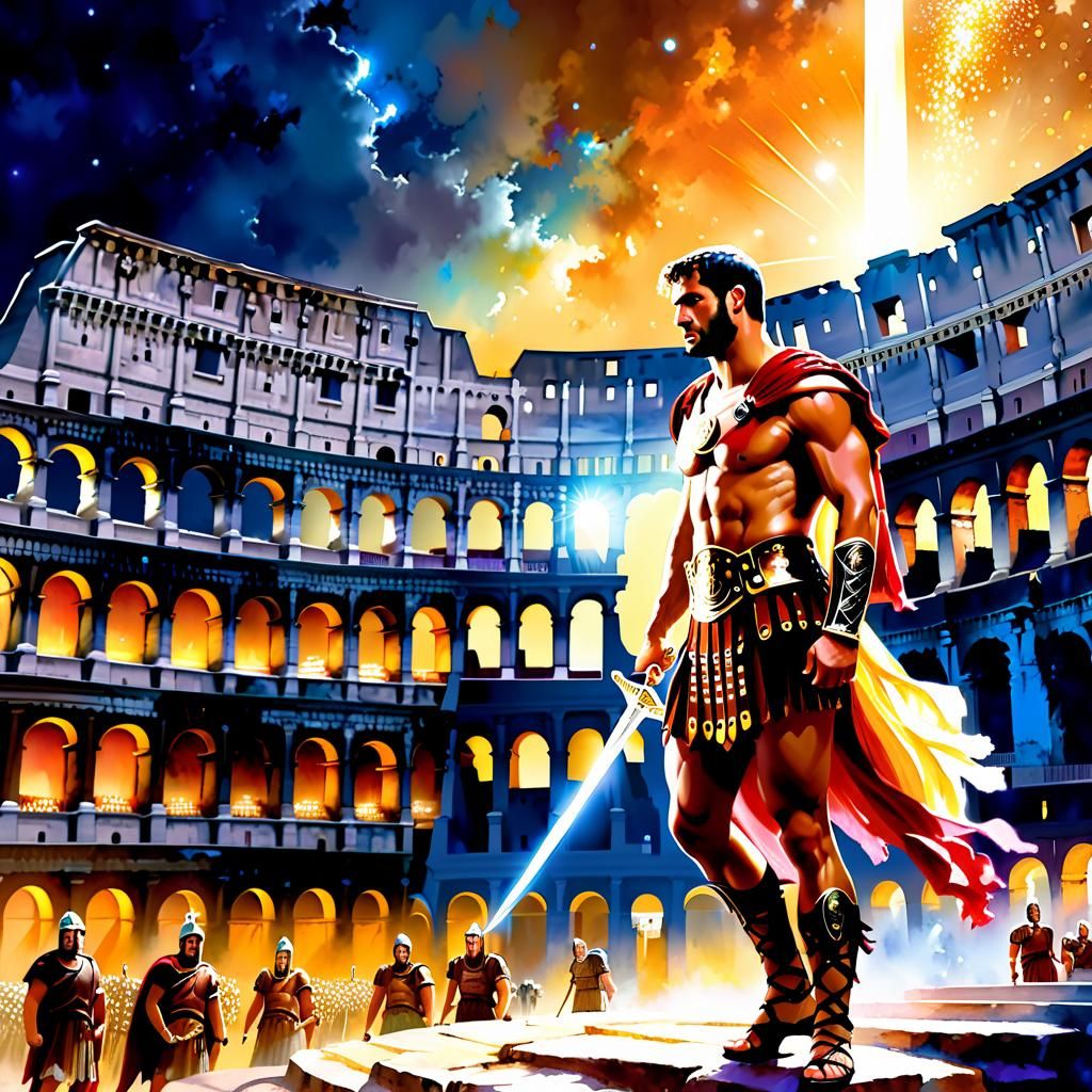Spartacus in Colosseum  by @doGooder
