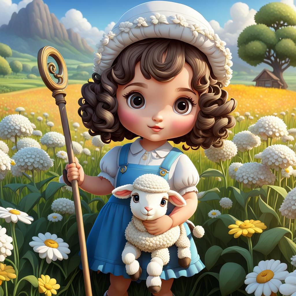 Mary and her Little Lamb  by @CattyDM