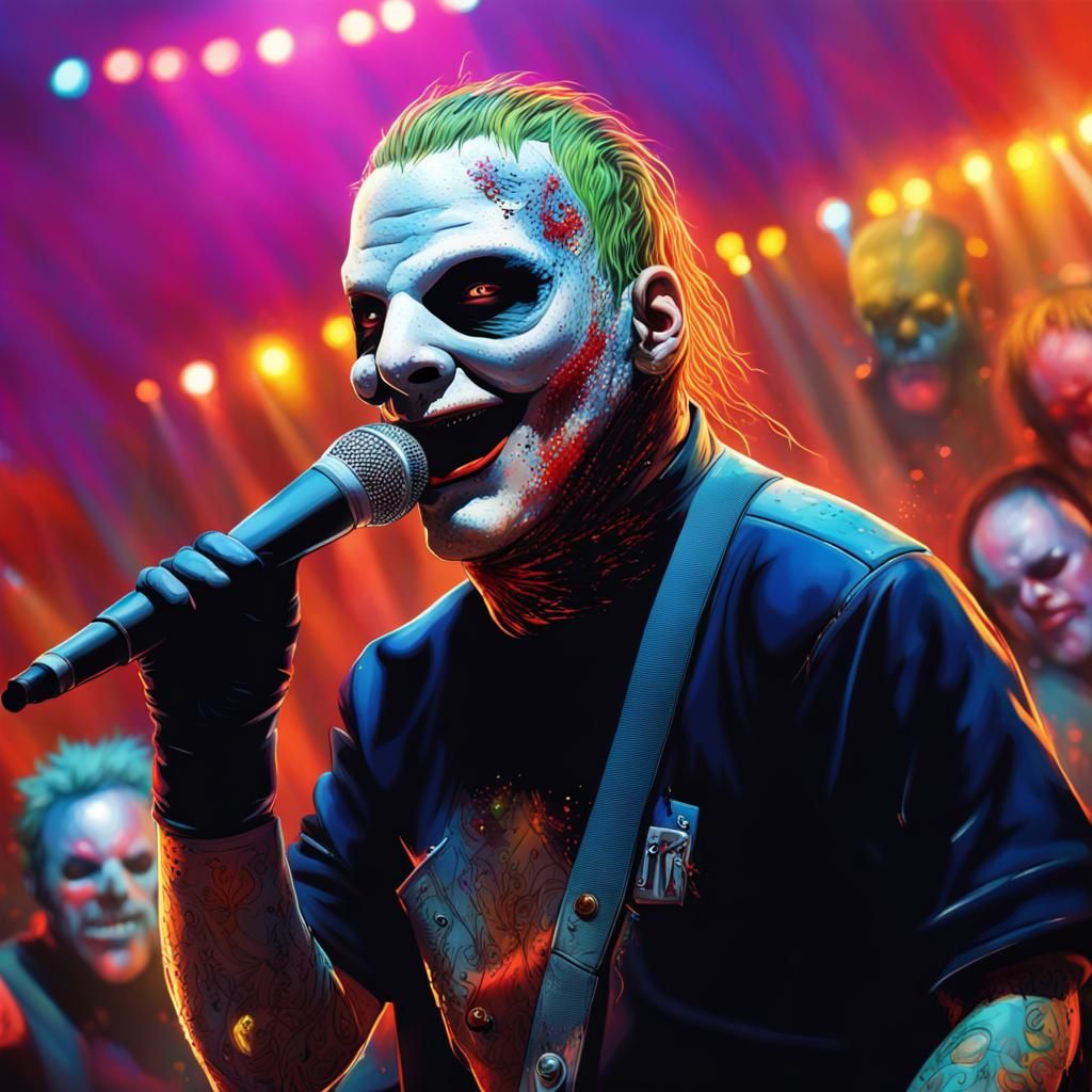 Slipknot Joker Guise - AI Generated Artwork - NightCafe Creator