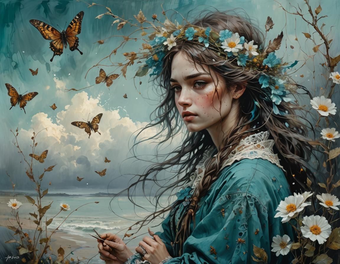 "The wind, a messenger carrying with it the sweet scent of y...