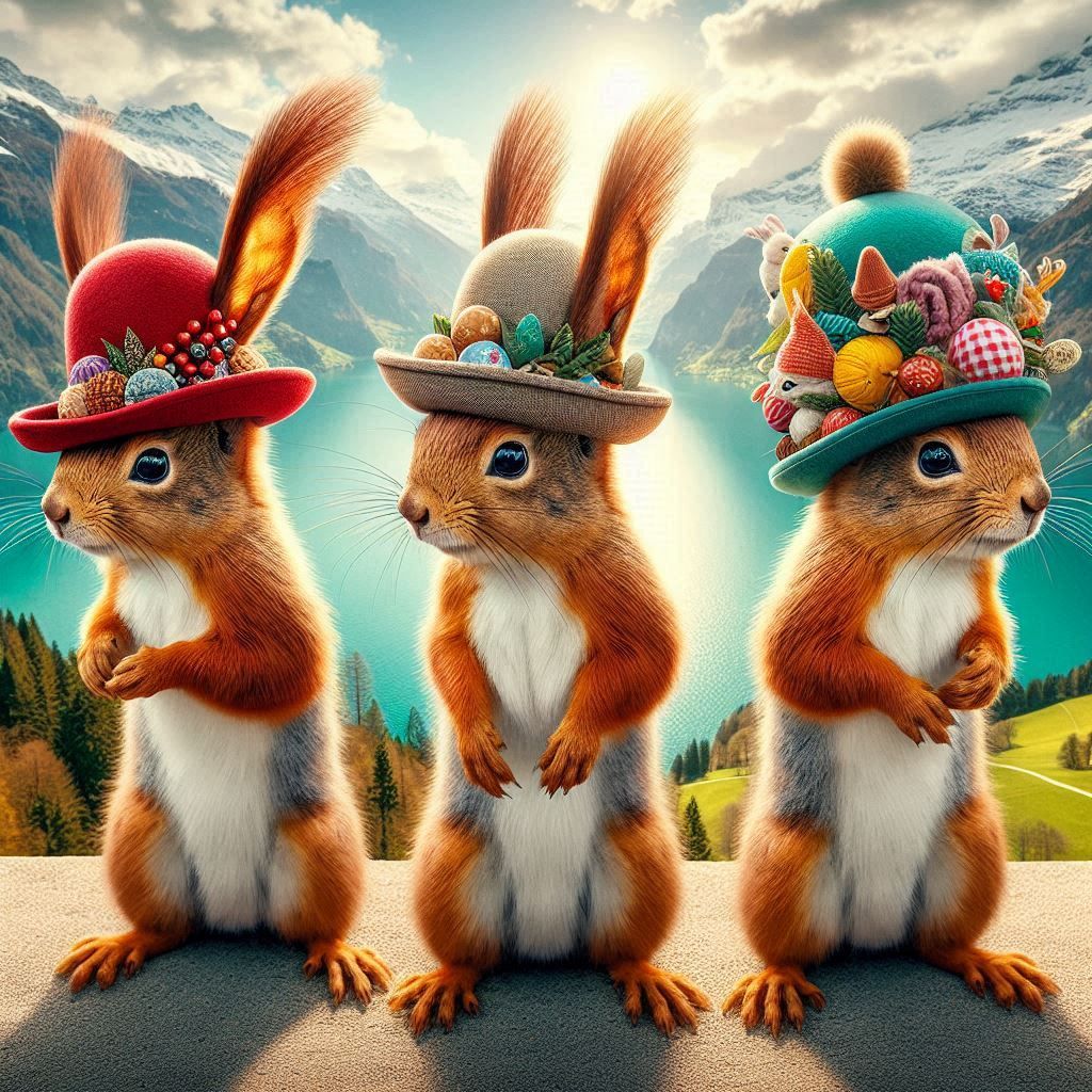 The Squirrel Adventures - Festive Hats