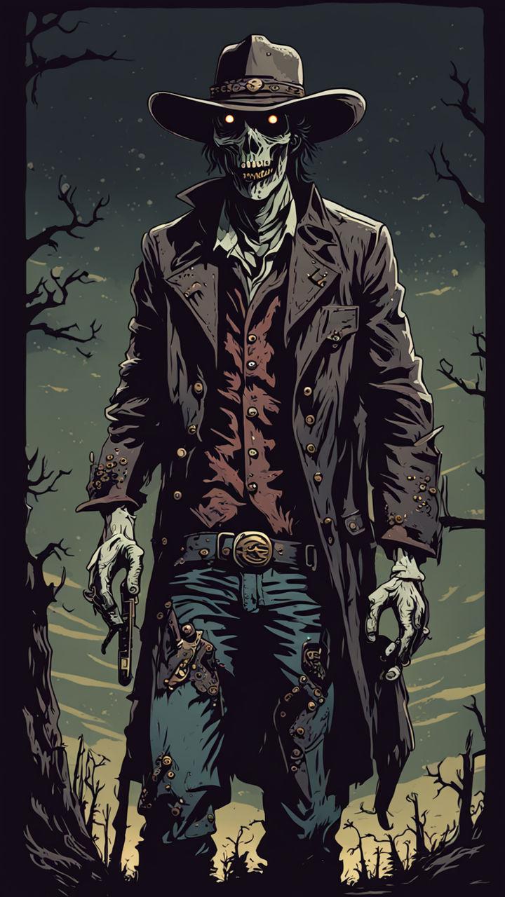 A Gallery of Darkness - The Undead Cowboy
