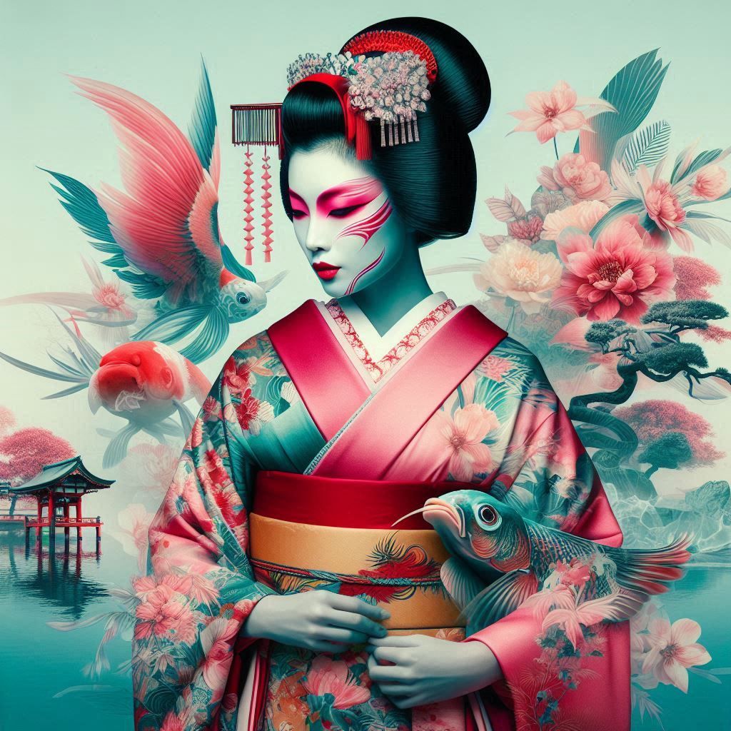 "Kimono Geisha" (2)