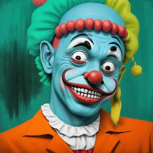 Clown - AI Generated Artwork - NightCafe Creator