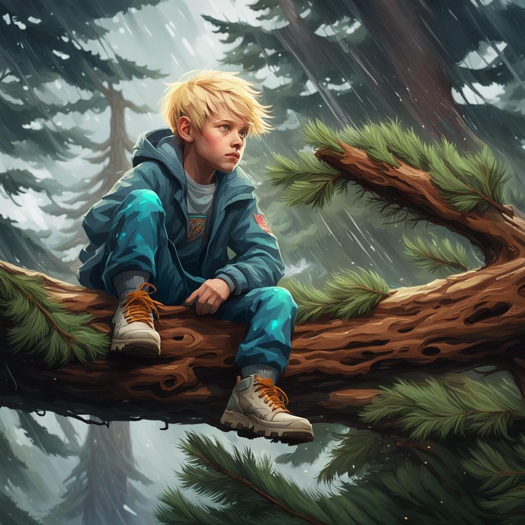 I liked to climb trees during storms.  by @Aick