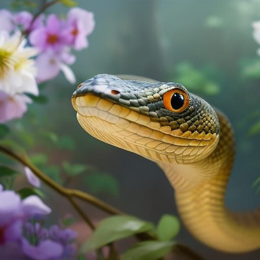 Garden & Snake 01