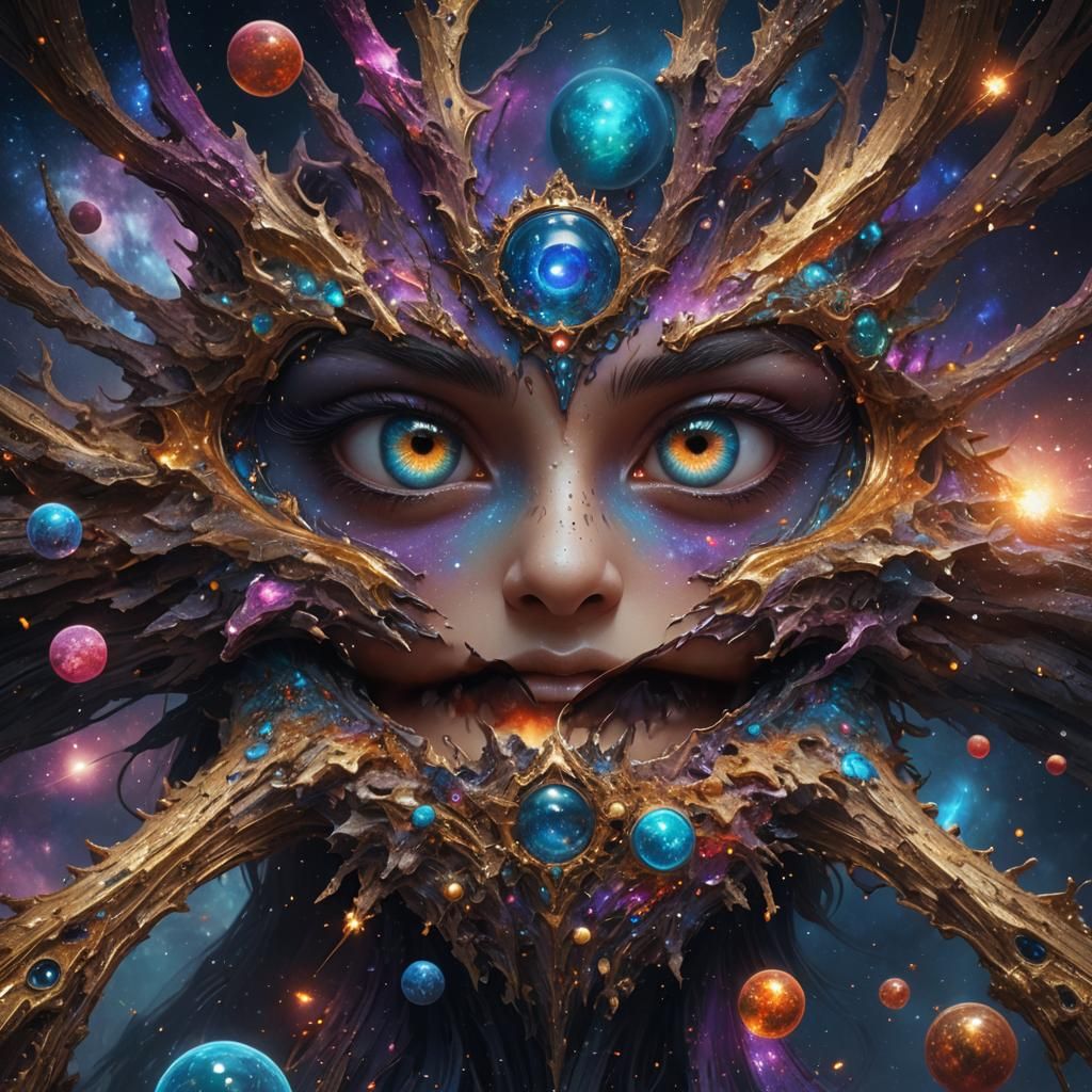 Galaxy Eyes up close