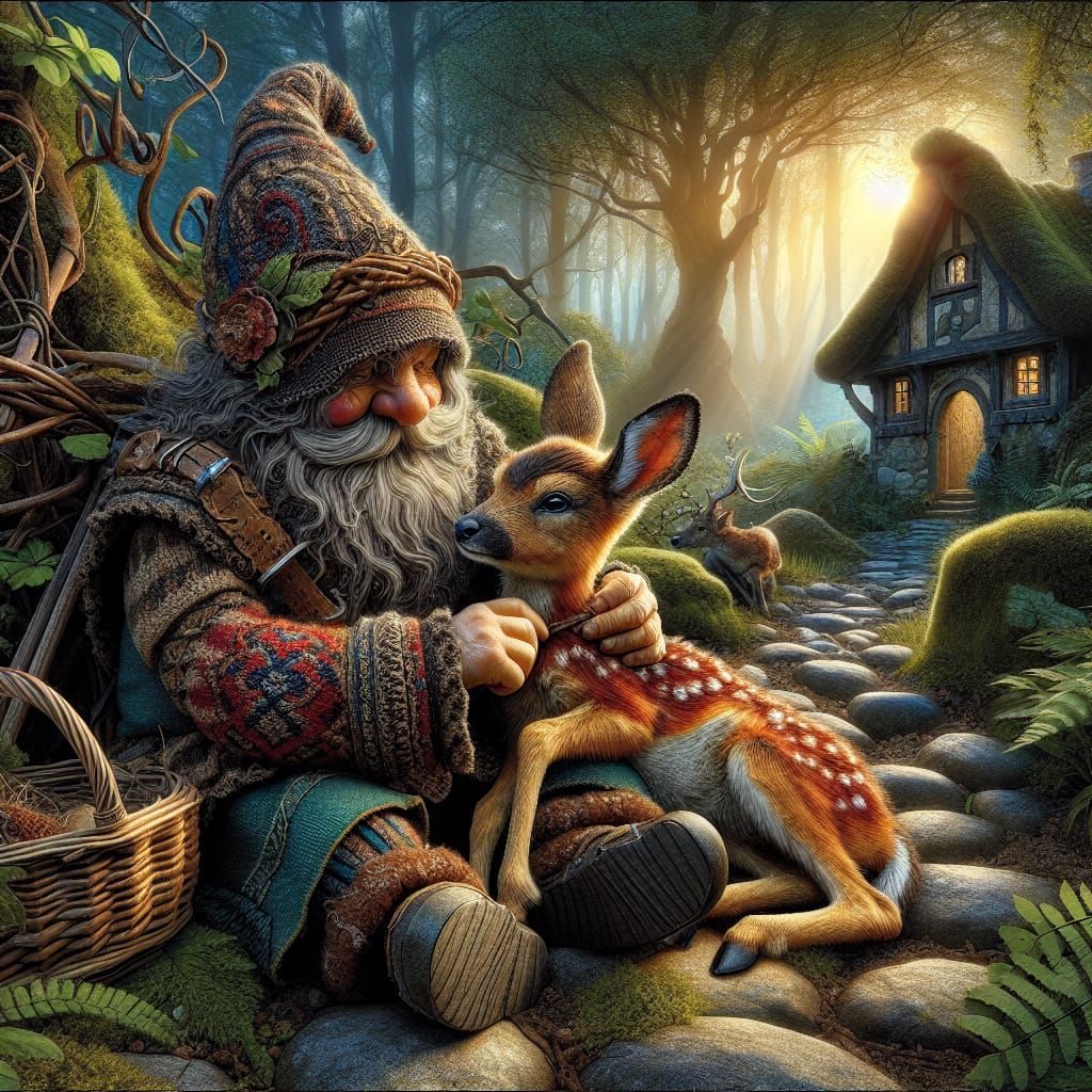 Forest gnome  by @Vusa