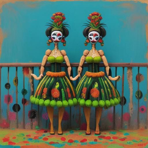 hula dolls Neo-expressionism Surrealism