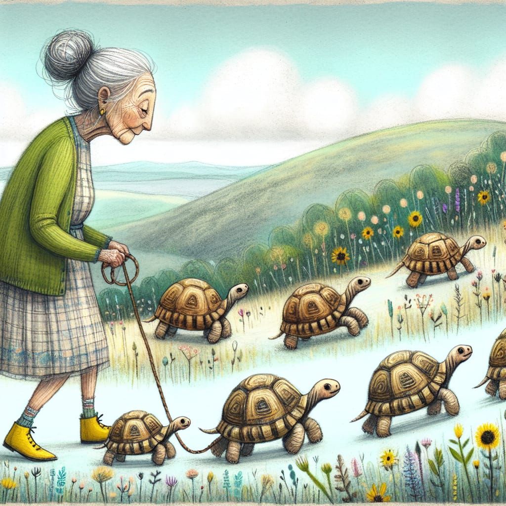 Grandma Has A Passion for Tortoises