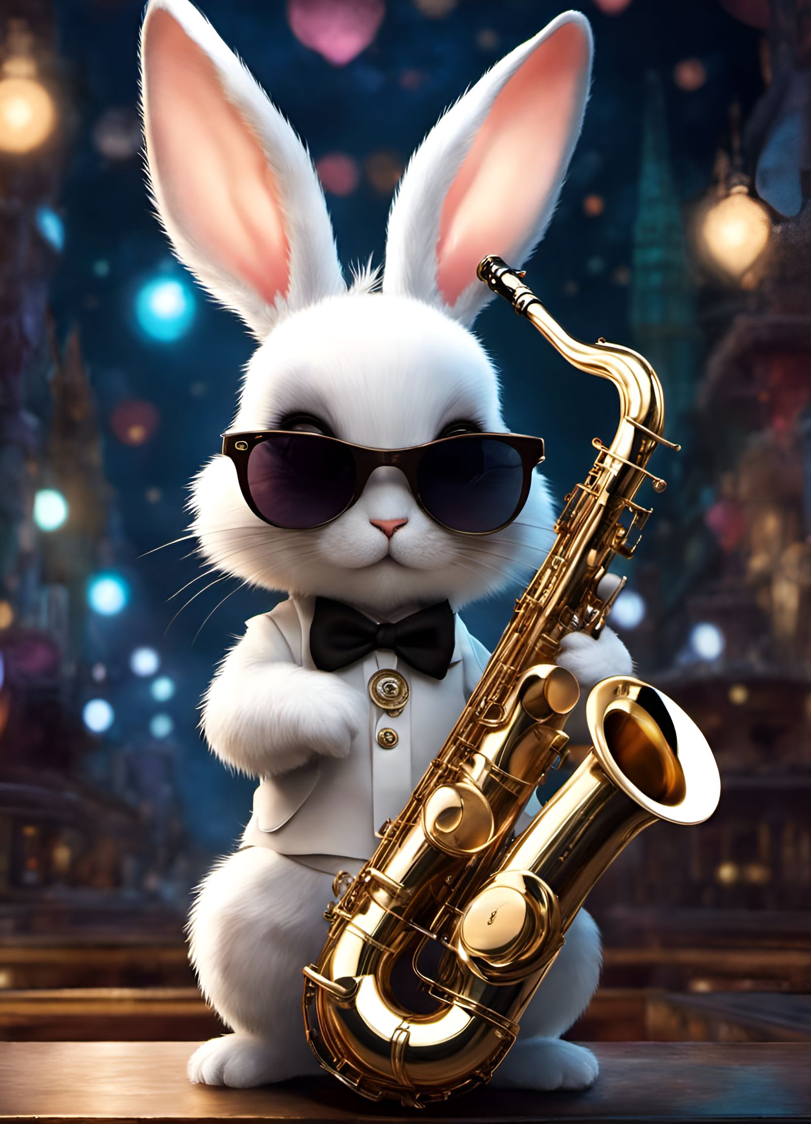 Hop-Bop Saxophonist  by @Art of Art
