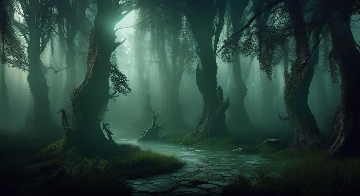 Wishpering Forest - AI Generated Artwork - NightCafe Creator