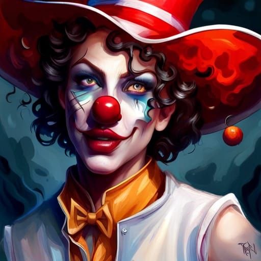 Creepy the Clown  by @AptWow