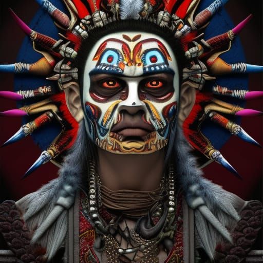 Aztec Vampire Series: In All Directions - AI Generated Artwork ...