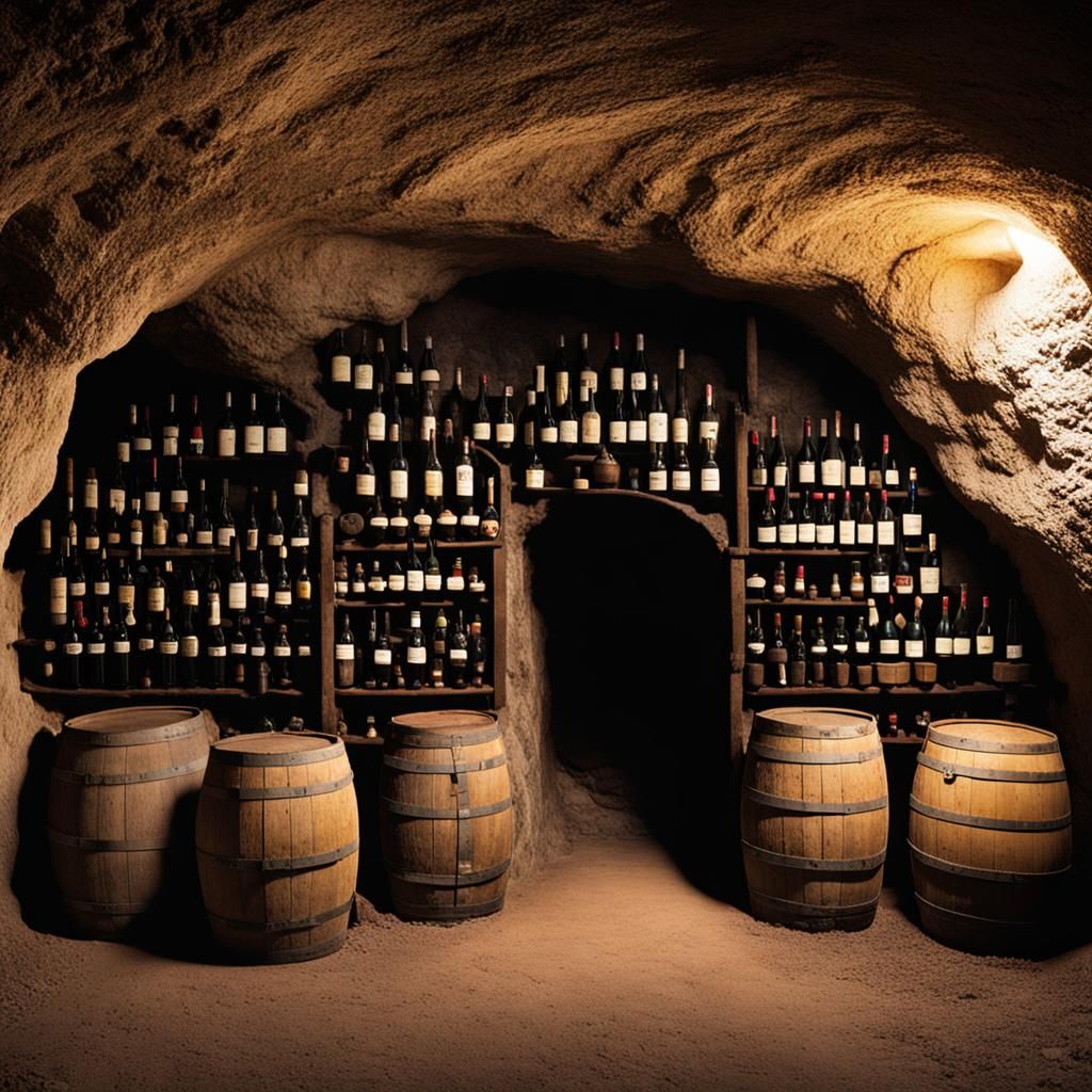 A wine cellar 