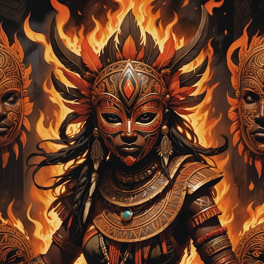 Fire Dancer  by @Zabrie