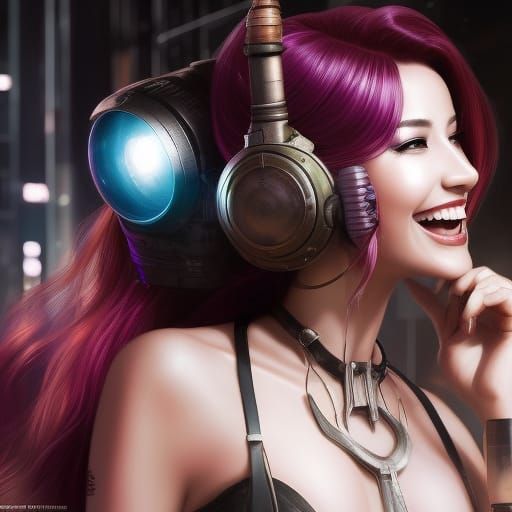 Photorealistic Beautiful Gorgeous Young Woman Laughing Very Happy photorealistic-beautiful-gorgeous-young-woman-laughing-very-happy