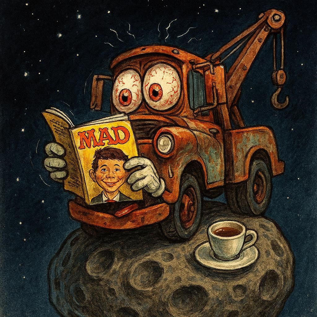 He ain't "Mad" just over stimulated