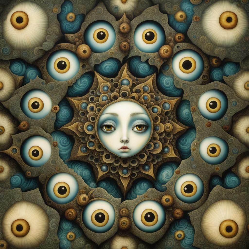 A Beautiful Kaleidoscope Tim Burton Naoto Hattori Ai Generated Artwork Nightcafe Creator 0008