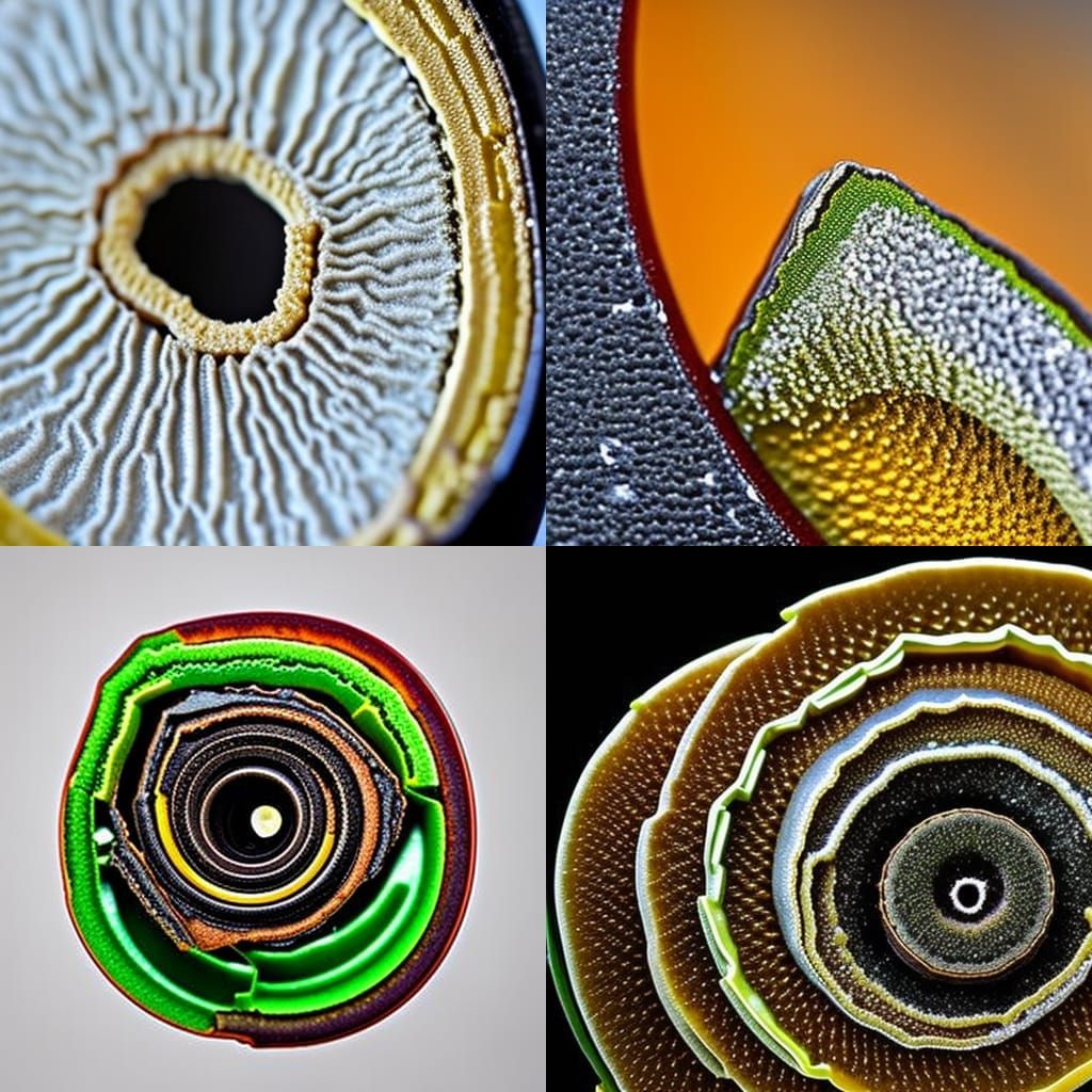 micro shot of lady finger cross section, awesome photography...