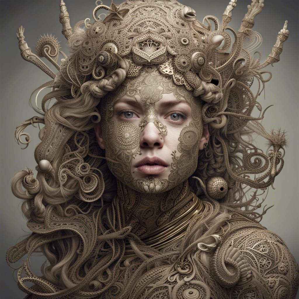 Intricate Detailed Portrait: Award-Winning Art