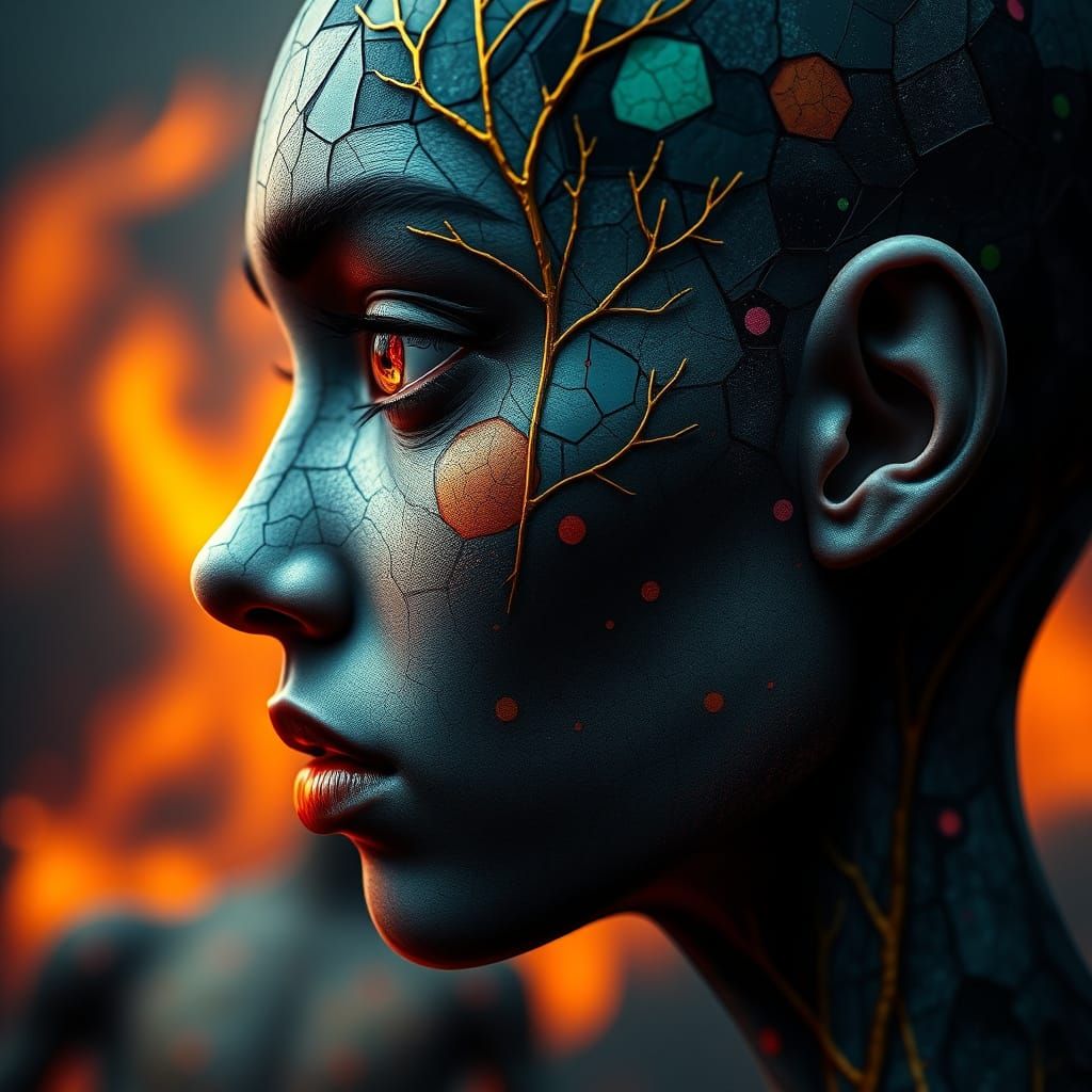 Alien-esq beauty  by @Sandi