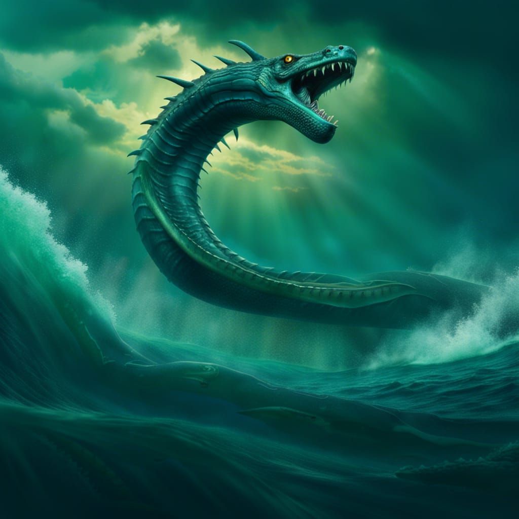 sea serpent - AI Generated Artwork - NightCafe Creator