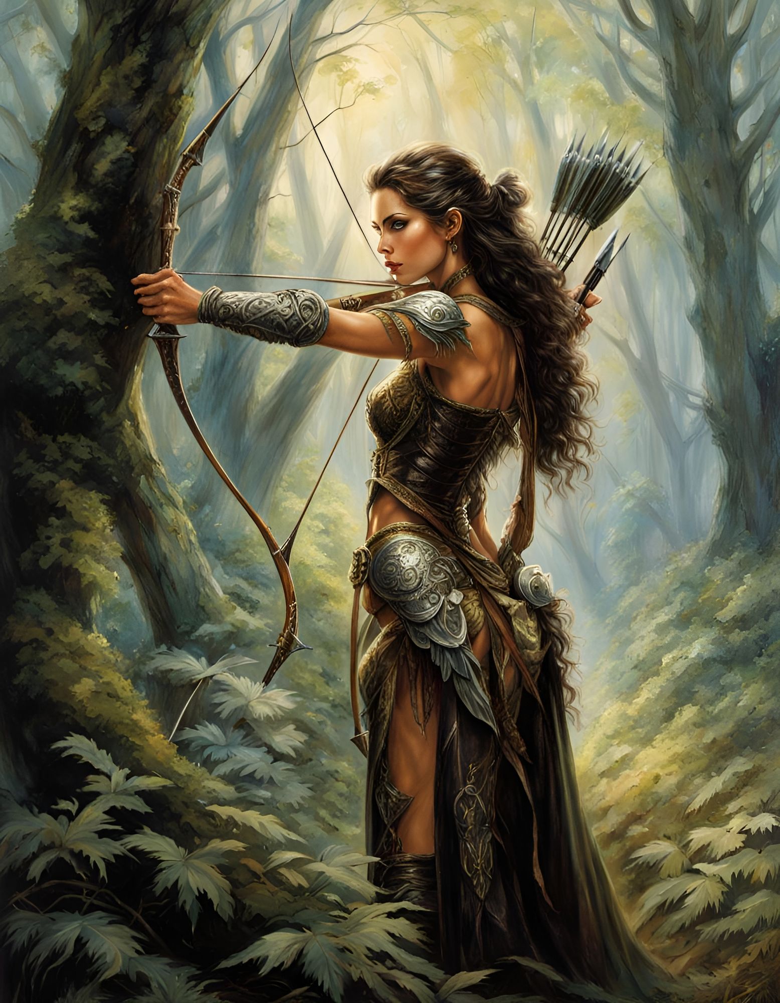 Imagine me waiting for the SD to draw the bow properly.