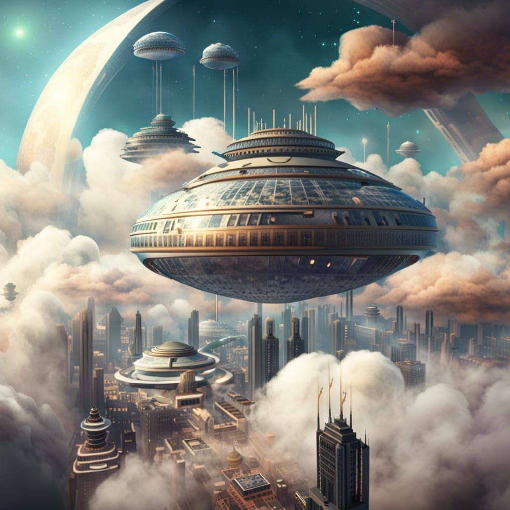 Skypia cloud-City Metro  by @Xaverlon