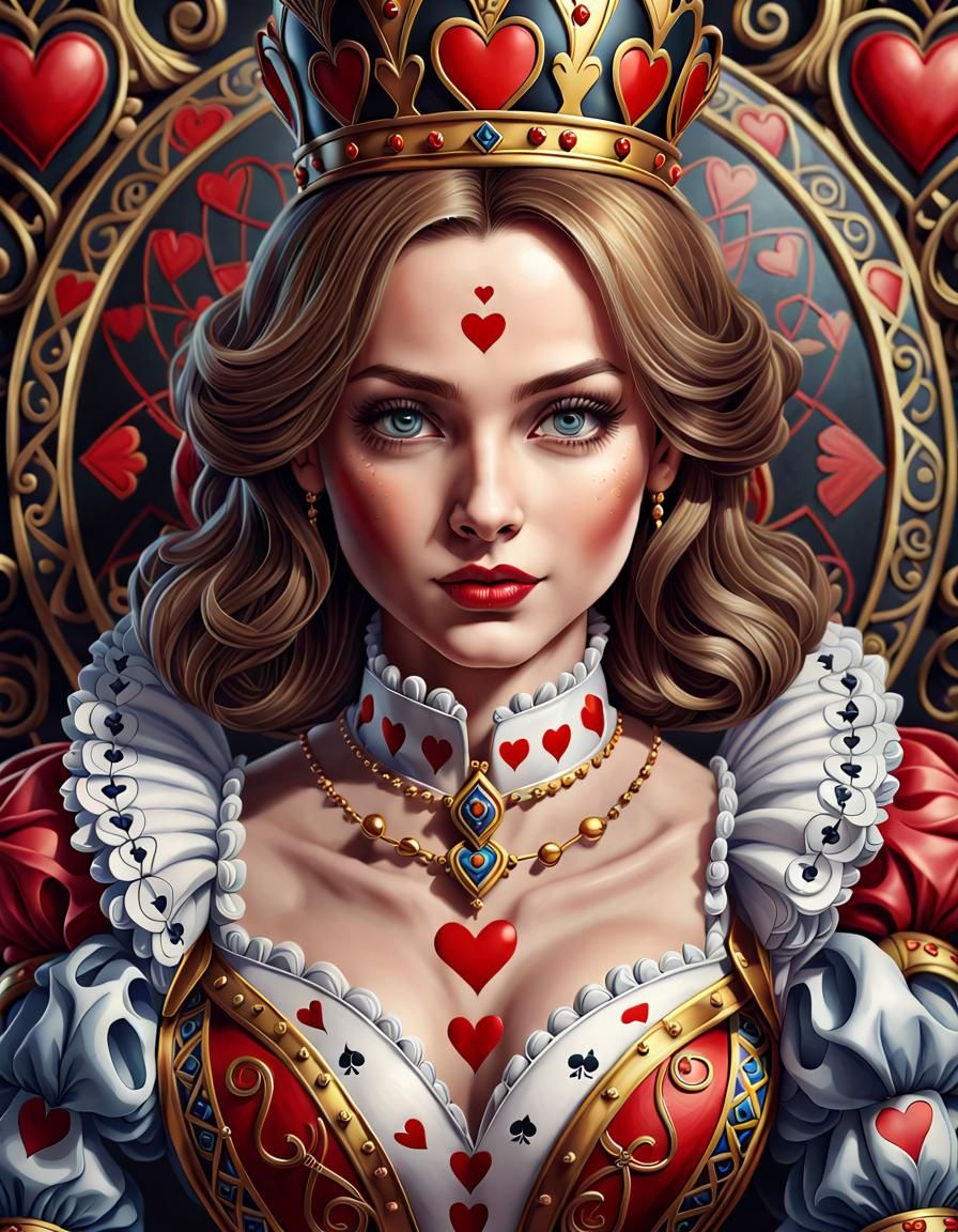 The Queen of Hearts - AI Generated Artwork - NightCafe Creator