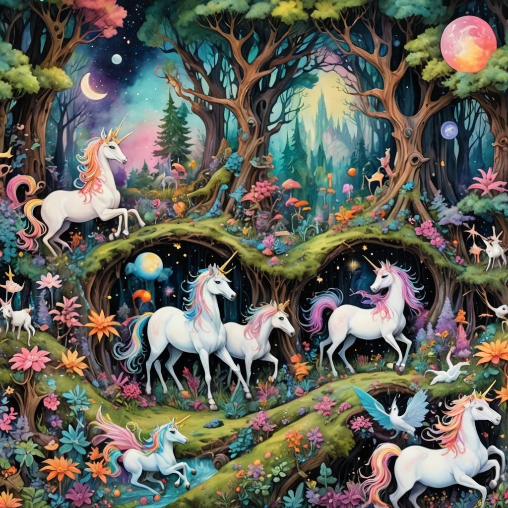 Unicorn forest