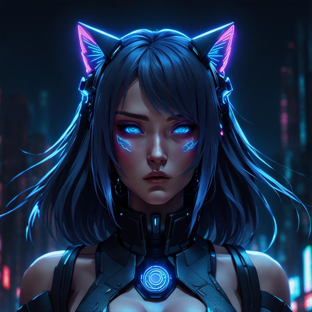 Neko girl ll - AI Generated Artwork - NightCafe Creator