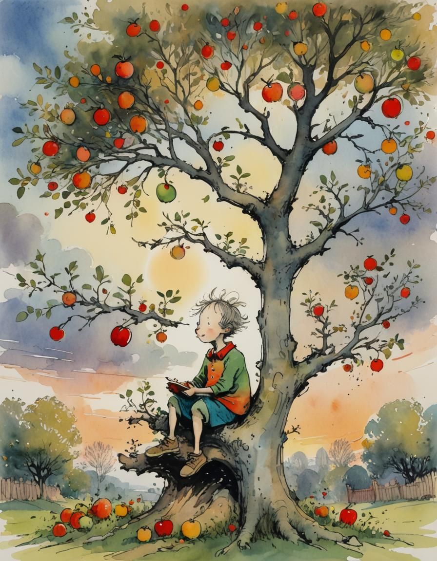 The old apple tree