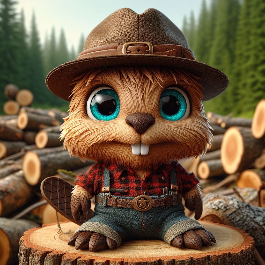 Cute little lumberjack